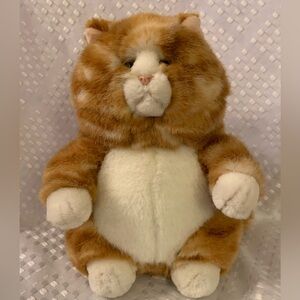 Prudence, the chunky ginger tabby cat from Russ Berrie, vintage.
